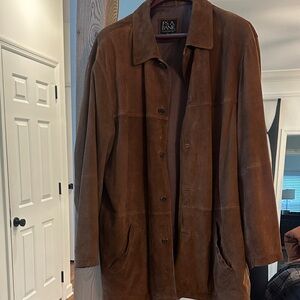 Jos. A. Bank Tan Suede Shirt Jacket